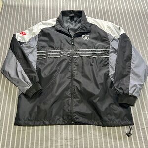 Vintage Reebok NFL Raiders Sports Illustrated Windbreaker Men's XL